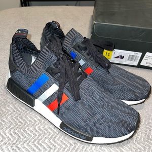 Adidas NMD R1 PK Primeknit Men's Size 11 Black BB2887 Ultra Boost